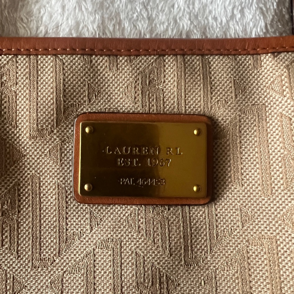 Lauren RL Monogrammed Tote Bag